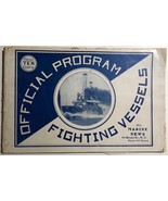 OFFICIAL PROGRAM FIGHTING VESSELS (circa 1915) vintage 36-page WWI naval... - $13.56 CAD