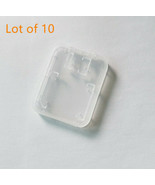 10PCS Transparent Plastic TF Micro SD &amp; SDHC Memory Card Case Holder Sto... - $7.91