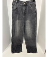 Forever 21 Womens Black Baggy Jeans Pants Sz 27 Measures 27x28 - $25.76 CAD
