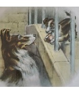 Vintage ~ Antique Lithograph Print ~ A Wish For Father ~ Pru-Lesco ~ Pro... - $56.17 CAD