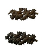Antique Edo Period Shakudo Coiling Dragons Menuki Set of 2 Japanese Swor... - €1.492,03 EUR