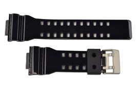 Black Watch band Strap Fits Casio GA-100 GA-110 G-8900 Shinny - £11.54 GBP