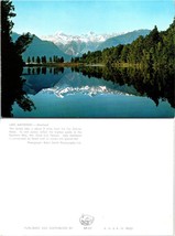 New Zealand South Westland Fox Glacier Lake Matheson Southern Alps VTG Postcard - £7.34 GBP