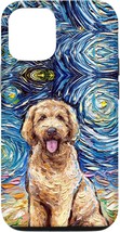 13 Cute Goldendoodle Starry Night Doodle Dog Art Aja Case - $46.65