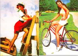 Gil Elvgren 1994 Sexy Pin-Up 6&quot;x4&quot; GLOSSY Postcard Lot #11 - $5.39