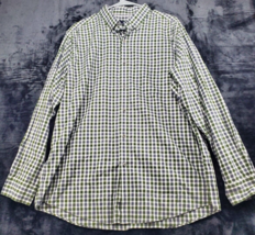 Hart Schaffner Marx Shirt Men Size XL Multi Check Cotton Long Sleeve Button Down - £11.63 GBP