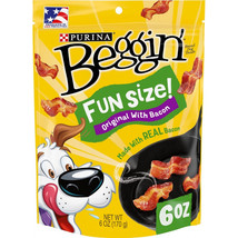 Purina Beggin&#39; Strips Bacon Flavor Fun Size 6 oz - £28.20 GBP