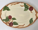 Vintage Franciscan Ware APPLE Serving Tray Plate Dish Hand Decorated Far... - $21.51