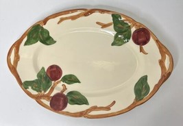 Vintage Franciscan Ware APPLE Serving Tray Plate Dish Hand Decorated Far... - £16.84 GBP