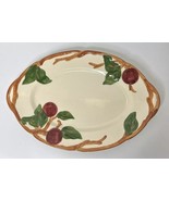 Vintage Franciscan Ware APPLE Serving Tray Plate Dish Hand Decorated Far... - $29.48 CAD