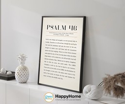 Psalm 46 Wall Art For the Director of Music Bible Verse Print Christian Art-P803 - $24.65+