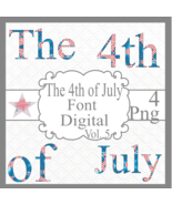 The 4th of July Font Digital Vol. 5 - $37.30 MXN
