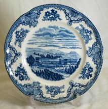 Johnson Brothers Old Britain Castles Chatsworth in 1792 Blue Salad Plate England - £17.00 GBP