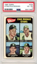 1965 Topps Athletics Rookies Jim Hunter #526 PSA 4 P1375 - £67.75 GBP