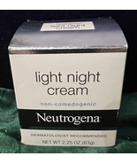 Neutrogena Light Night Cream Moisturizer 2.25Oz  Discontinued NOS - $71.95