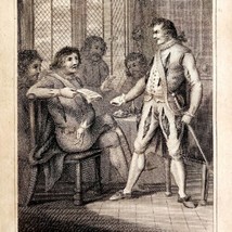 Springsguth Engraving 1792 Gil Bas Rare French Revolution Era Soldier #7 DWP3A - £79.41 GBP