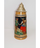 Marzi &amp; Remy Hunter and Fisherwoman German Beer Stein #2027 - $39.99