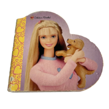 Barbie I Love Puppies By Julie Barkan 2000 A Shaped Little Nugget Golden Book - £6.29 GBP