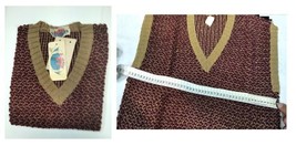 Woman Vest Sleeveless Wool Boucle Marc 44 Ita Winter Vintage New - £35.47 GBP+