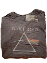 Pink Floyd Ladies Women&#39;s Short Sleeve Band T Shirt Top Size XXL 2XL Grey NWT - £14.99 GBP