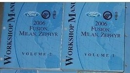 2006 Ford Fusion Lincoln Zephyr Mercury Milan Servizio Negozio Repair Manuale - £47.15 GBP