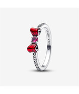 925 Sterling Silver Princess Snow White Bow Ring,Bridesmaid Gift - $25.99