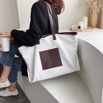 2022 New Women Fashion Ladies Canvas Big Color Simple High Sense Handbag All-Mat - £38.87 GBP
