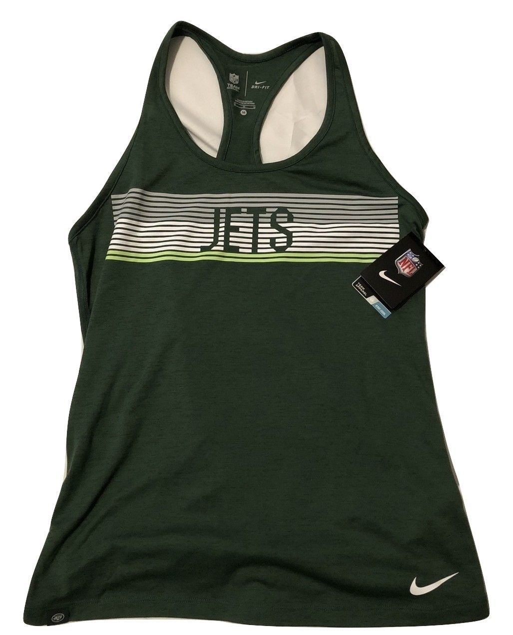 New NWT New York Jets Nike Dri-Fit Touch Women's Size XL Tank Top Shirt - £19.74 GBP