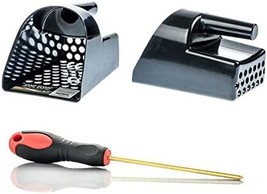 Black Plastic Beach Sand Scoop With Brass Probe And Tough, Durable Metal - $32.95