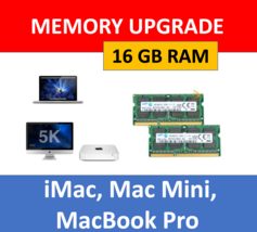 16GB 2x8GB DDR3L 1600 RAM Memory for iMac Mac mini MacBook Pro Upgrade Kit - $1,003.58