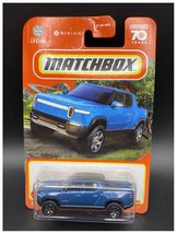 Matchbox Rivian R1T 2022 Collector #38/100 Electric Truck EV Blue - $17.24