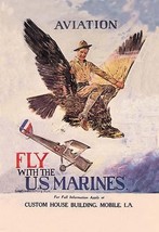 Fly with the U.S. Marines by Howard Chandler Christy - Art Print - £17.37 GBP+