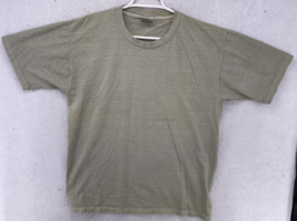 Allsport Events Blank Green T Shirt Mens Large Made in Mexico Vintage 90&#39;S - £11.69 GBP