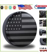 All-Weather Dustproof Spare Tire Cover with American Flag for SUVs &amp; Tra... - $525.30 MXN
