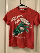 Shaun White Boys Print T-Shirt Surf&#39;s Up Catching Waves Since 1986 Size ... - £21.31 GBP