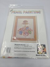 Pearl Painting Kit Candamar Designs 1992 May Pole Bunnies 10265 - $11.88 CAD
