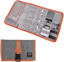 Grey Electronic Accessory Organizer, Bubm Travel Cable Bag,, For Home Office. - £26.27 GBP