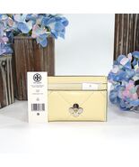Tory Burch Frozen Zest Leather Kira Clover Quilt Logo Card Case Mini Wal... - $128.21