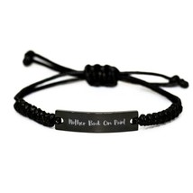 Cute Mother, Mother BOD On Point, Sarcasm Black Rope Bracelet for Mom from Son D - £17.19 GBP