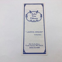 Jordan Drive Hideaway  Bed &amp; Breakfast Brochure Eureka Springs Arkansas ... - €5,87 EUR