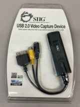 SIIG USB 2.0 Video Capture Device - Capture VHS and Record to DVD JU-AV0... - $15.95