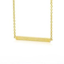 Bar necklace,necklace,gift for her,layering necklace,gold bar necklace,gold neck - £20.10 GBP