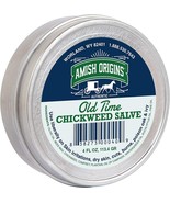 Amish Origins  Old Time Chickweed Salve 4 oz. Tin Skin Irritations Crack... - €15,99 EUR