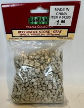 Lemax Village Accessory 84205 Decorative Stone - Gray ~ 8oz New In Pkg ~ 1998 - £7.82 GBP