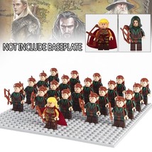 21pcs/set The Lord of the Rings Haldir Leader Bowman Elf Elves Army Minifigures - £26.14 GBP