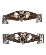 Set of 2 Country Western Cowboy Skull With Gallow Ropes Drawer Handle Ba... - £15.79 GBP