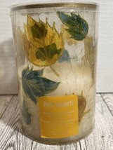 NEW Pier 1 Flameless LED Fall Candle With Timer  Scented “Autumn Leaves” 6” Tall - £11.23 GBP