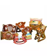 3D Mini Nursery Model – DIY Cardboard Dollhouse Baby Room Furniture Kit - $40.88 CAD