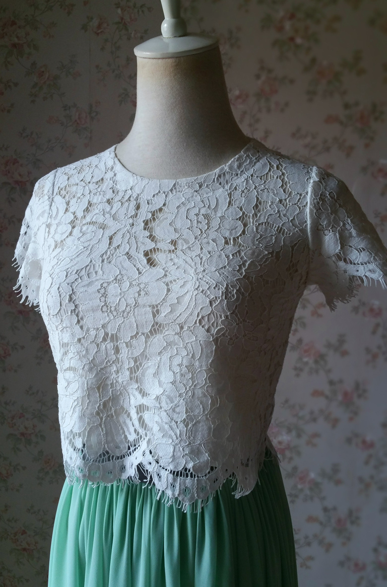 Lace wedding top 780 4