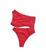 New BEAGIMEG Women One Shoulder Bathing Suit Cut Out One Piece Swimsuit ... - €11,50 EUR